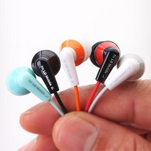 디자인포LG모바일 커널형 스테레오 이어폰, L-9, 오렌지 + 화이트