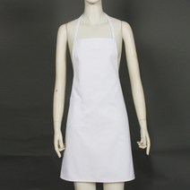 목걸이 기본형 앞치마(AP1013), 화이트