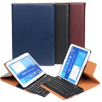 [갤럭시노트10.1] AZA 블루투스 키보드 케이스 가죽 360도 회전형 m480/m485/e230 아자케이스, 네이비, 갤럭시노트10.1 (m480/e230/m485) 전용