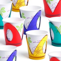 투명 종이컵홀더 종이컵받침 4개 1세트, 1set