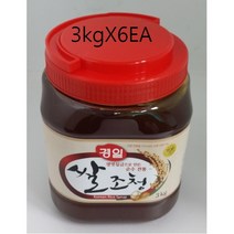 경일 원하프박스-우리쌀조청엿3kgX6개-경일총알배송, 18kg, 6개