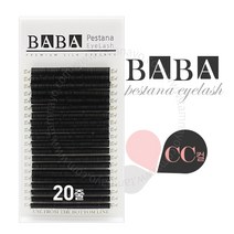 바바 실크속눈썹 CC컬/20줄/고퀄리티 실크모, 굵기-0.20