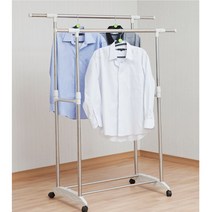 유니온 프리미엄 2단 스텐행거, 실버