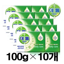 데톨 항균 비누 데일리케어, 100g, 10개