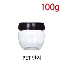 항아리단지/100g/소량/플라스틱용기/젓갈통/된장용기/고추장용기, 126ml