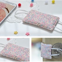세맘스 Door Scarf 도어스토퍼, 핑크플라워 Door Scarf, 1개