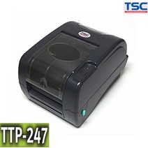 TSC TTP-247 Plus 라벨프린터 TTP247 라벨기 바코드 프린터, TTP-247plus(USB)+라벨거치대, 1개