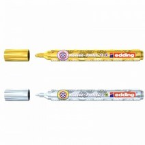 에딩 에딩e-74M 페인트마카 공예용마카 (54)-1-2mm 데코레이션용(54) 금색 은색, 금색(S507058)