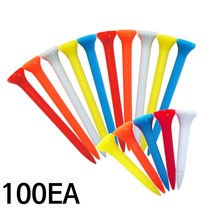 카시야 칼라 플라스틱 골프티 100개, 숏100개