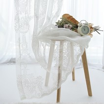 바이지미 샹들리에 레이스 커튼