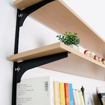 위드금창 25피치 찬넬목재날개 찬넬받침대, 블랙/30cm(좌)