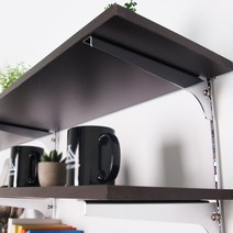 위드금창 25피치 찬넬목재날개 찬넬받침대, 크롬/35cm(좌)