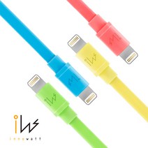 foxconn iCL90 라이트닝케이블/1m/5가지색상 충전 케이블, 화이트