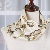 SC01 헬레나 쁘띠 스카프 미니 사각 샤틴 공단 실크 승무원 반다나 가방 장식 패션 스카프 넥스카프 행사 국산
