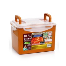 키친앤리빙 김치통 황토 절임독, 10.5L, 1개