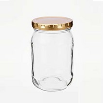 글라스락 유리병/잼병 High 600g(483ml) 유리용기, 483ml, 골드, 483ml, 1개