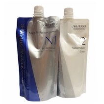 시세이도 손상모발용 N 매직스트레이트+솔+비닐캡 매직약, 400ml, 1세트