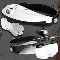 E.T.Shop 헤드형 확대경 돋보기모음 돋보기/루페, 선택04)자바라스탠드 확대경, 1개