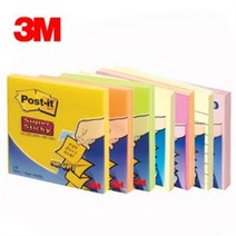 3M 3M포스트잇팝업 리필슈퍼스티키KR330 KR320 일반 포스트잇, KR320(51X76mm)옐로우라인, 1개