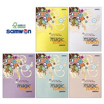 삼원특수지 매직터치 4절 단면머메이드지 10장 합성지(특수소재), 매직터치4절 $LVT_19.진홍색 10장