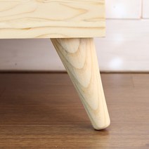 사선형 원뿔 원목다리(길이선택), A.125mm