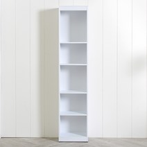 엣지퍼니처 심플 400 5단 서재용 책장, 백색