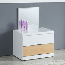 더나무 예쁜 화장대 모음, 앨리스2자2단서랍형+400거울 네추럴