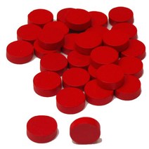 킨더바움 원목토큰15mm30개 도형블럭 점블록 점가베 점교구 큰점 도형교구 토큰블럭 리필가베 도형토큰 도형가베 도형블록 토큰블록 원목블럭 원목블록 원형블록 원형가베 원형블럭, 빨강