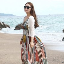 터치라인 여성용 몰디브 가디건
