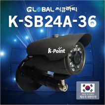 케이포인트 K-SB24A-36 실외용, 210만화소 AHD 실외 전용 카메라, 1대