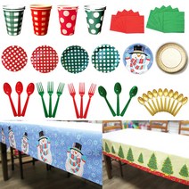 피플스파티 크리스마스테이블소품, 냅킨(체크그린)