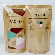 한의바이오 약보따리[골드]한약파우치 국내생산제품 한약팩 한약비닐팩 스탠딩파우치 레토르트파우치 비닐파우치 약포장팩 홍삼파우치 한약포장기, 100매, 150~180ml