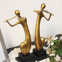 해울라이프 소형 악기 황동 장식품 2p, 혼합색상, 세트