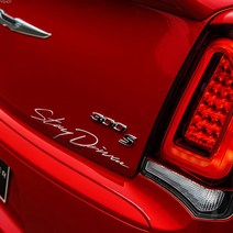 크라이슬러 300C 자동차 데칼스티커 10135, 미들그레이-15cm, 1개