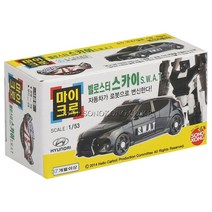 헬로카봇 마이크로 벨로스터 스카이 SWAT 로봇장난감, 혼합 색상