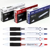 초이문구 자바 제트라인 0.5mm 12개입(갑) 초저점도 유성볼펜, 0.5mm파랑, 12개입