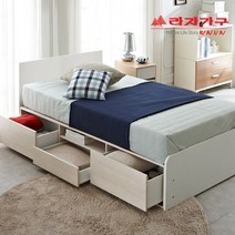 라자가구 인기멀티수납Deep시크릿침대(900 SS Q), 01.900S Deep수납침대(오크+화이트)-헤드H, 01.프레임(매트 별도)