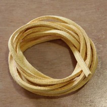 아이엠 가죽끈 세무끈 가죽줄 악세사리부자재 만들기재료, 진노랑색, 10개