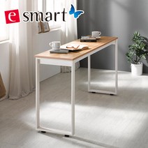 이스마트 스틸 테이블 1200x400 (사각다리), 상판:그레이/프레임:블랙