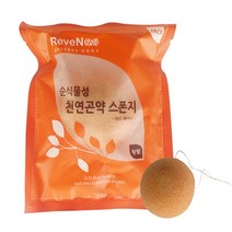 레벤바스 [레벤바스] 곤약스펀지 달황토, 1개