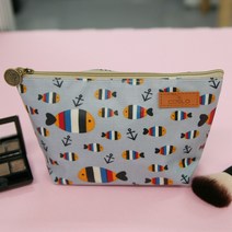 삼각 패턴파우치