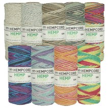 동서스토어 햄프끈 1mm(S) 면끈 매듭공예 포장용끈 팔찌만들기, 07.파스텔(S)_270cm