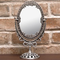 KM데코 큐빅타원(소) 탁상거울, 주석