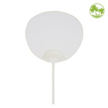 문구클럽 교재용 PVC 원형부채 10입