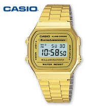 카시오 CASIO 메탈 전자 시계 A-168WG-9WDF