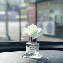 캔들블랑 사각 원형 차량용 디퓨저, 4.오키드, 1개
