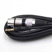 국산 마이크케이블 3m 5m 7m 10m 마이크줄 XLR 55, PC용 검정마이크줄 3m