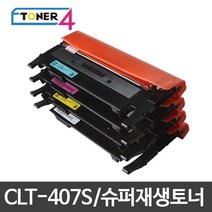 삼성전자 CLT-K407S 슈퍼재생토너 스마트칩장착 비정품토너, CLP-320 검정 다쓴토너 반납, 1개