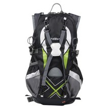 우주시티 등산 캠핑 라이딩 자전거 여행 경량 백팩 배낭 T608 18L, 블랙