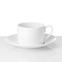 [화이트블룸] Take Brunch Teacup _ Saucer, 화이트, 1개